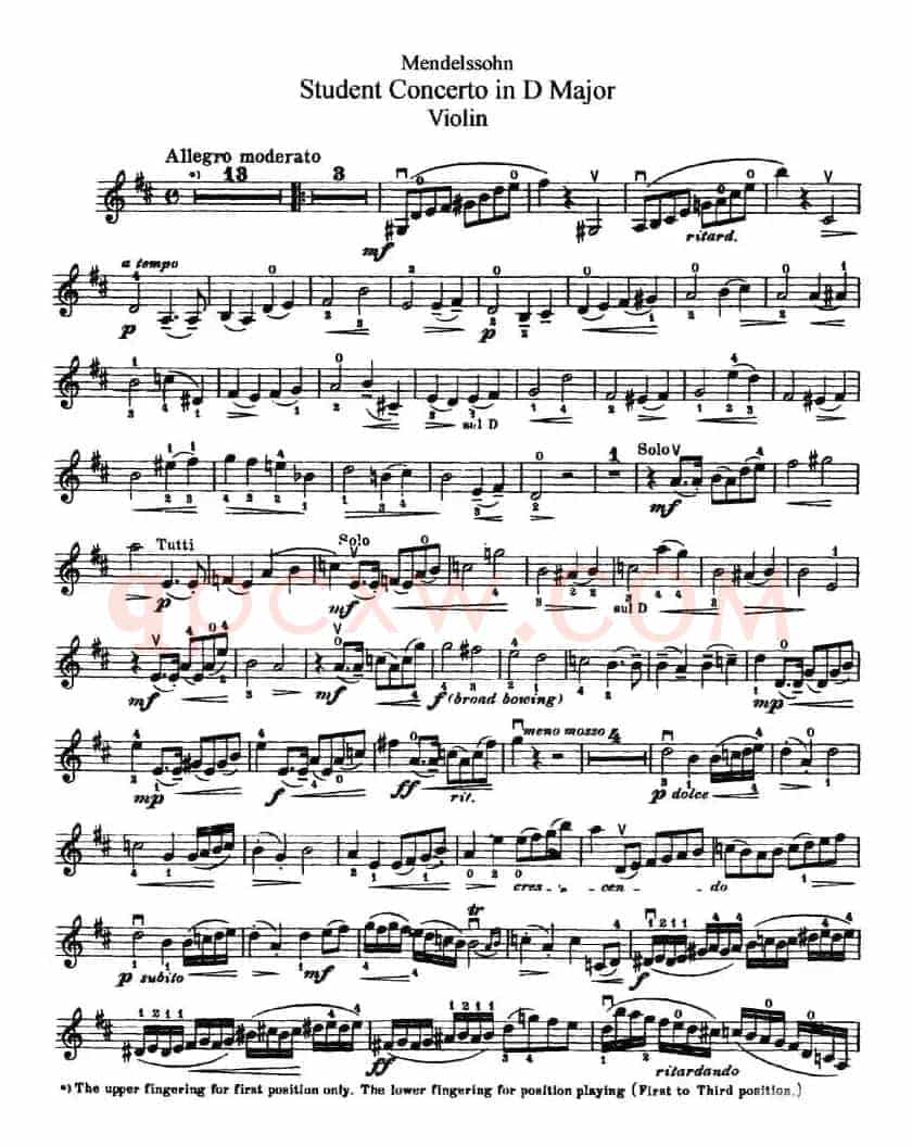 Student Concerto in D Major