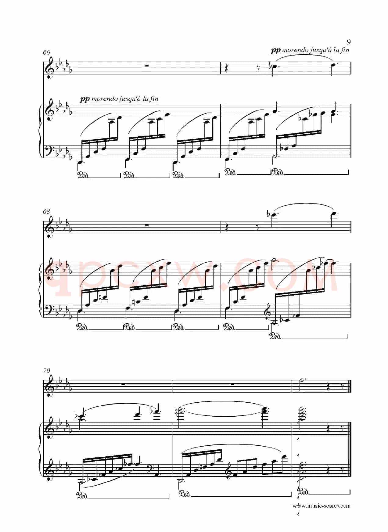 Clair de lune（长笛+钢琴伴奏）