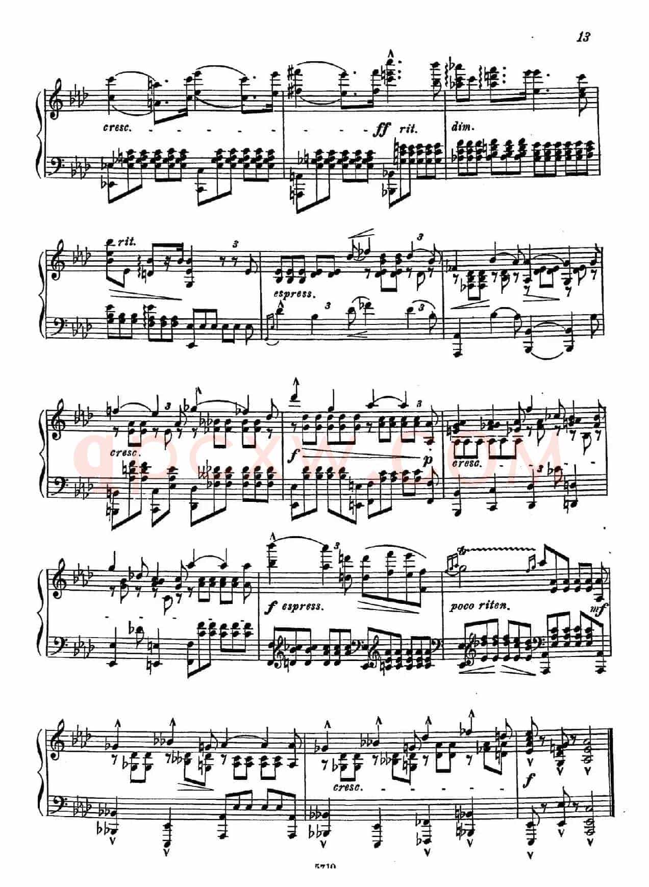 16 Preludes Op.9（16首前奏曲·13）
