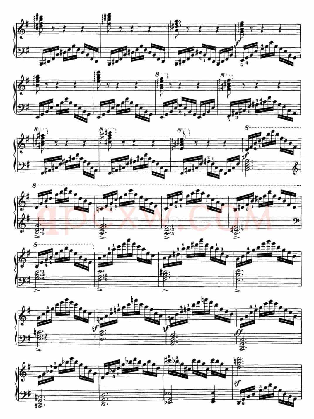 50首车尔尼Op.740钢琴手指灵巧技术练习曲（NO.2）