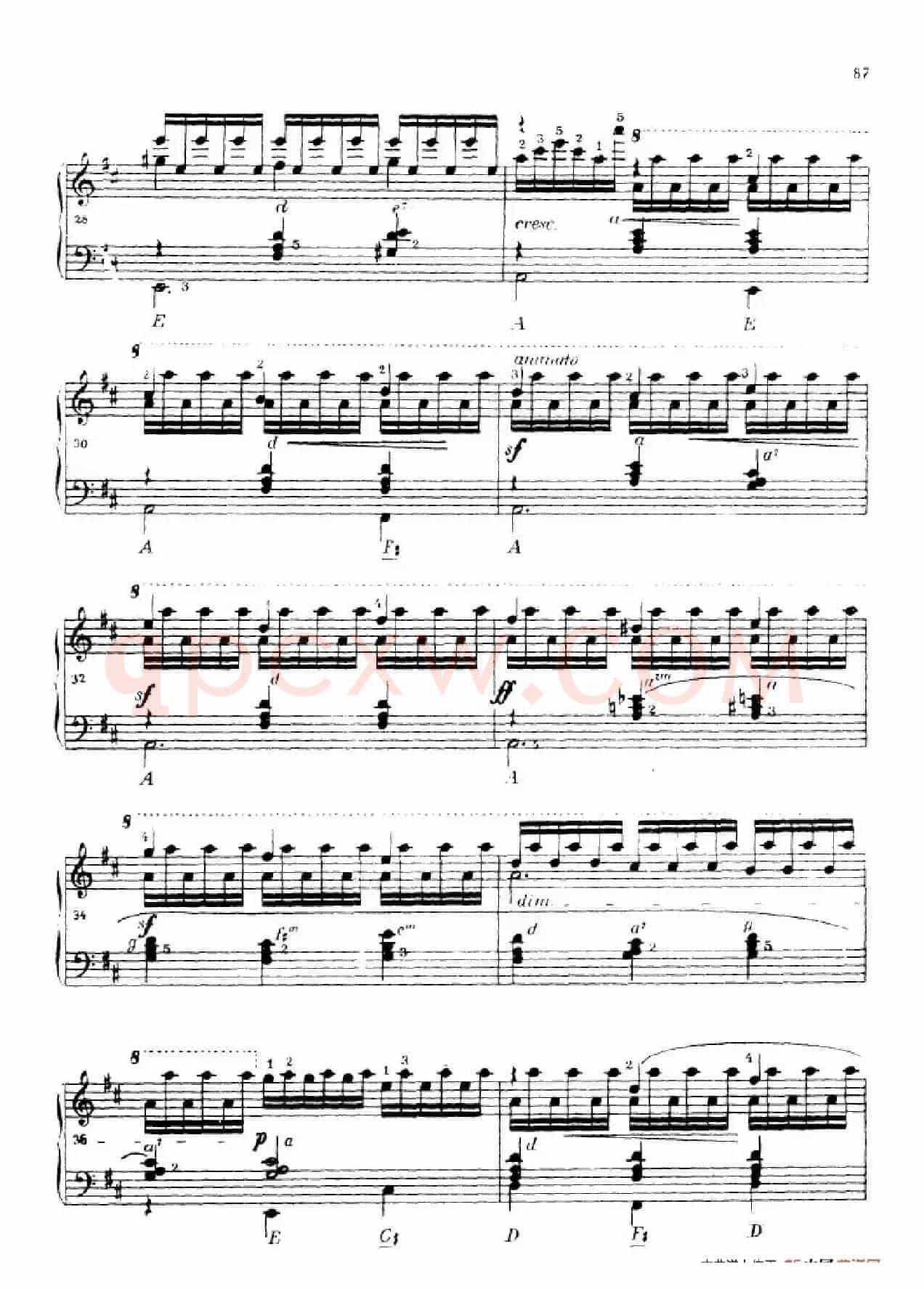 《车尔尼手风琴练习曲集》第Ⅳ册（第16——17首）