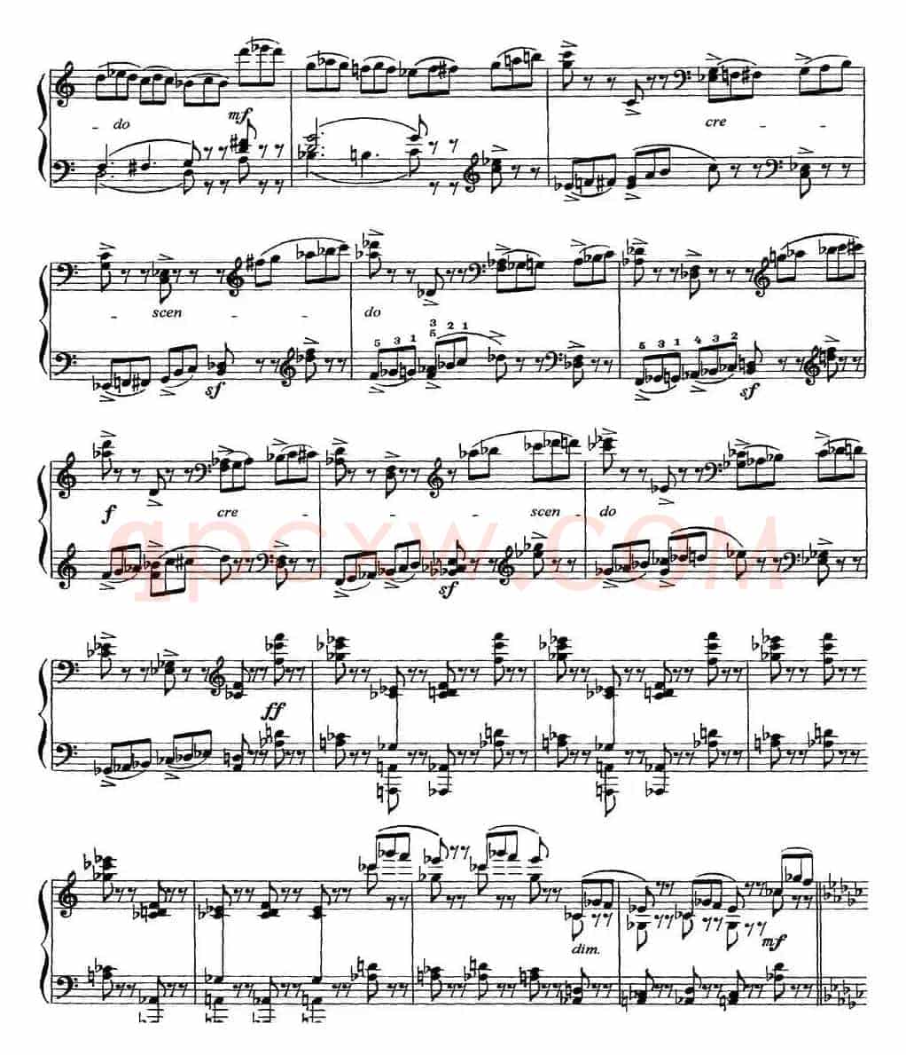柴可夫斯基18首钢琴小品Op.72(10.Scherzo-fantaisie)
