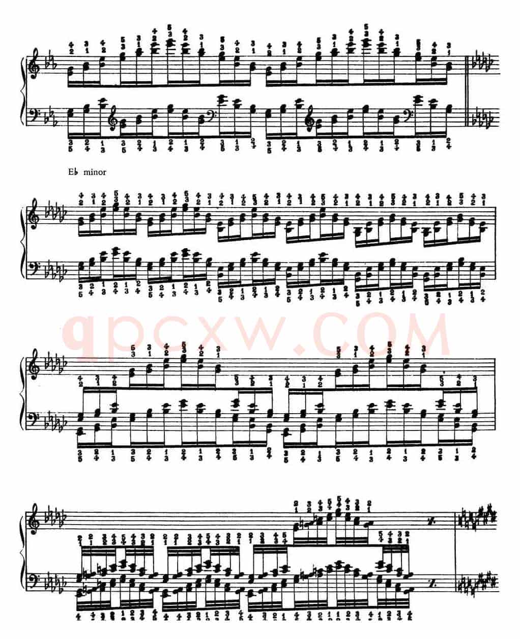 Technical Exercises S.146(李斯特钢琴技巧练习 BOOK Ⅺ)