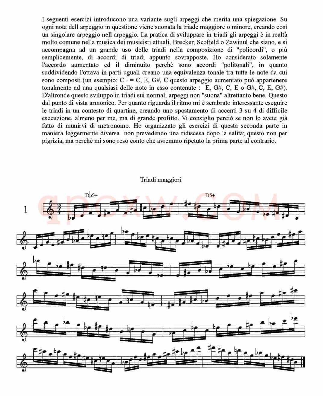 Arpeggi Sugli accordi