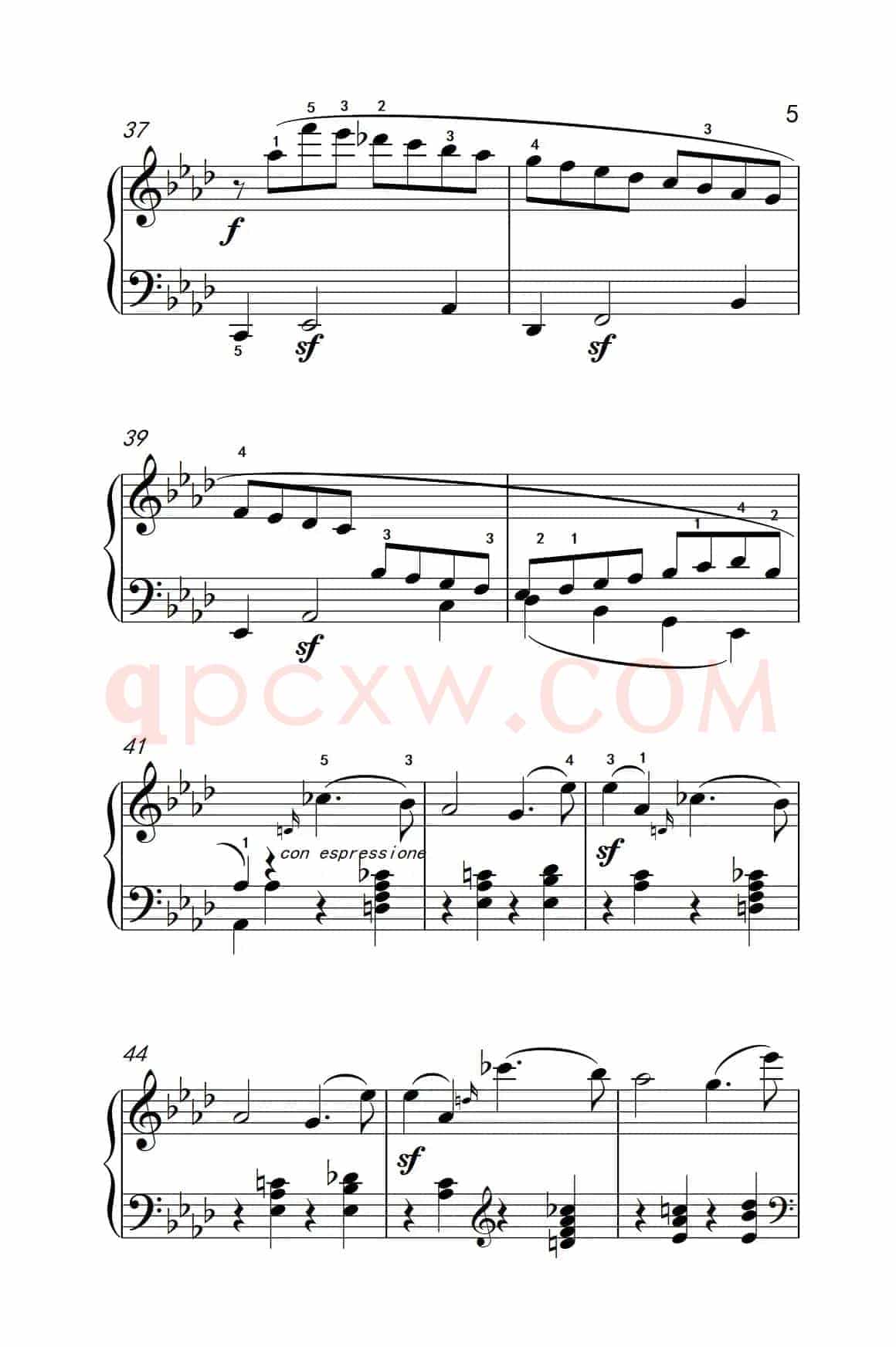 奏鸣曲 Opus 2 Nr.1 第一乐章（贝多芬奏鸣曲集 1）