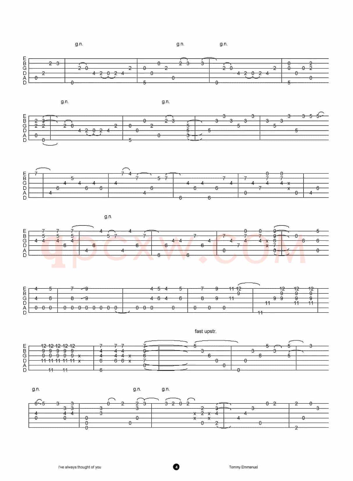 tommy emmanuel；i have always thought of you（指弹吉他）