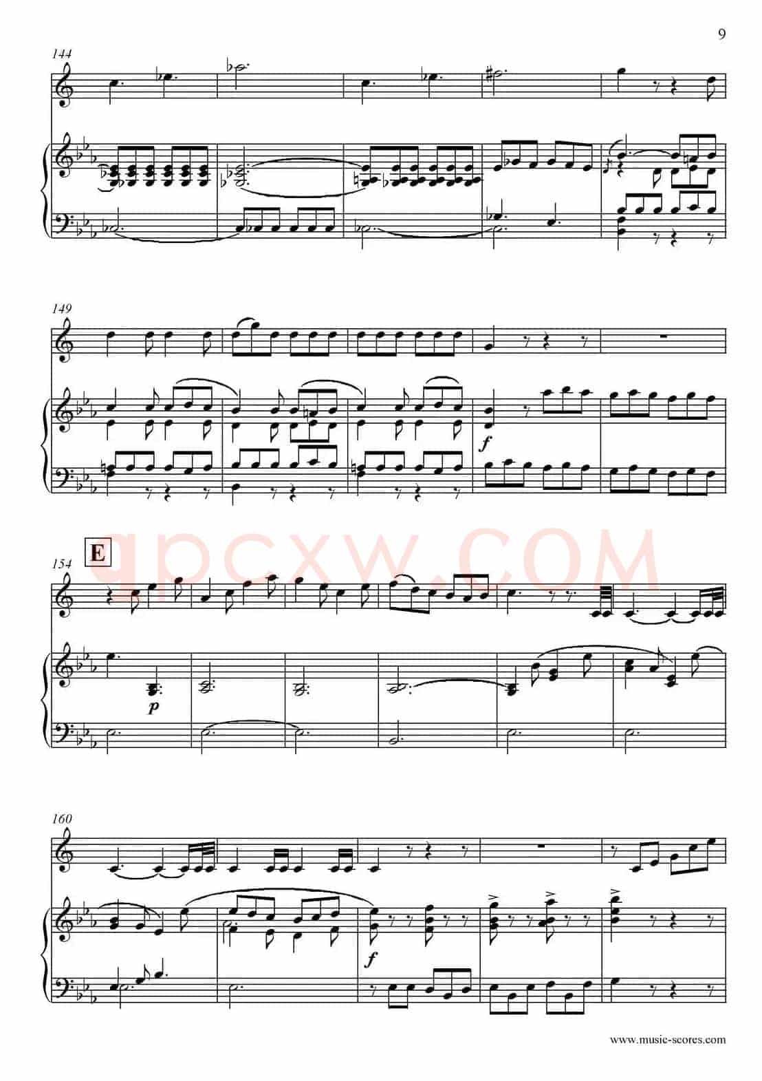 Mozart：Concerto KV495 No.4-3st Rondo 回旋曲（中音萨克斯+钢琴伴奏）