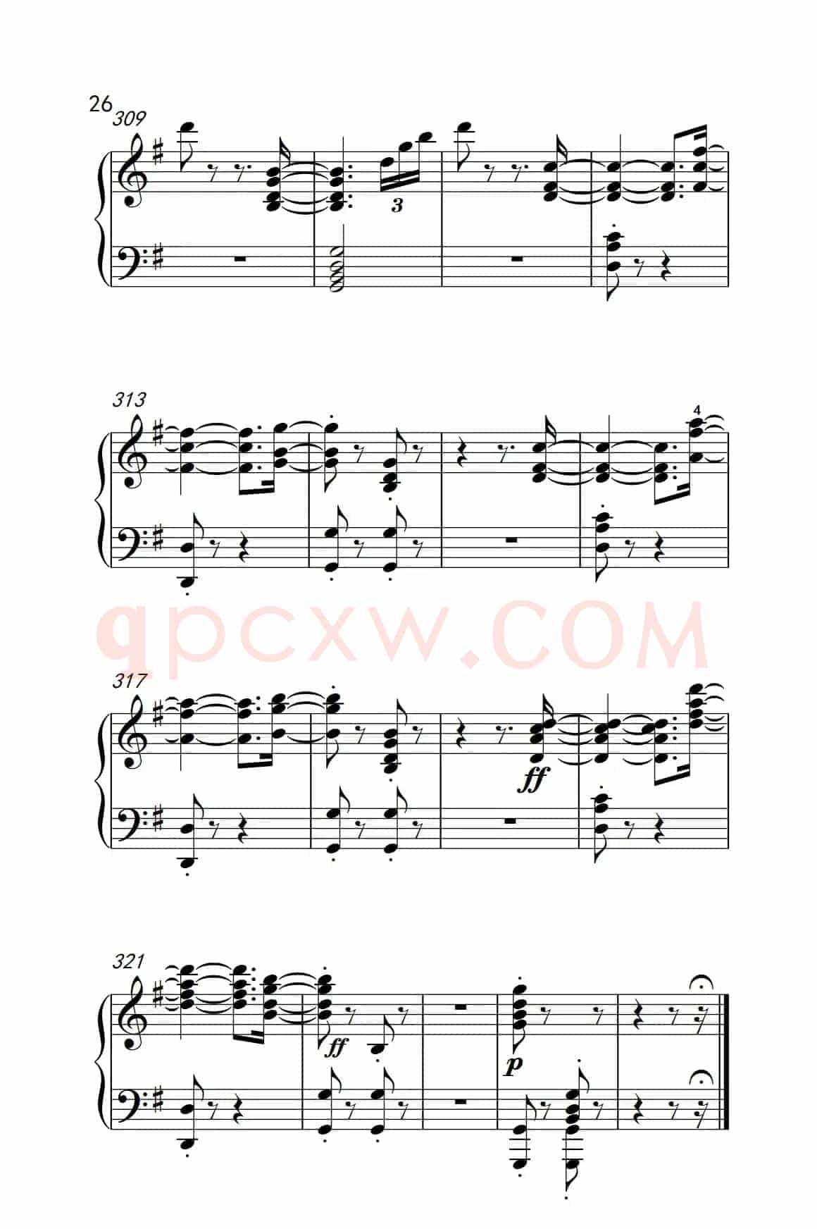 第九级2.G大调奏鸣曲 第一乐章 Op.31 No.1（中央音乐学院 钢琴（业余）考级教程 7-9级）