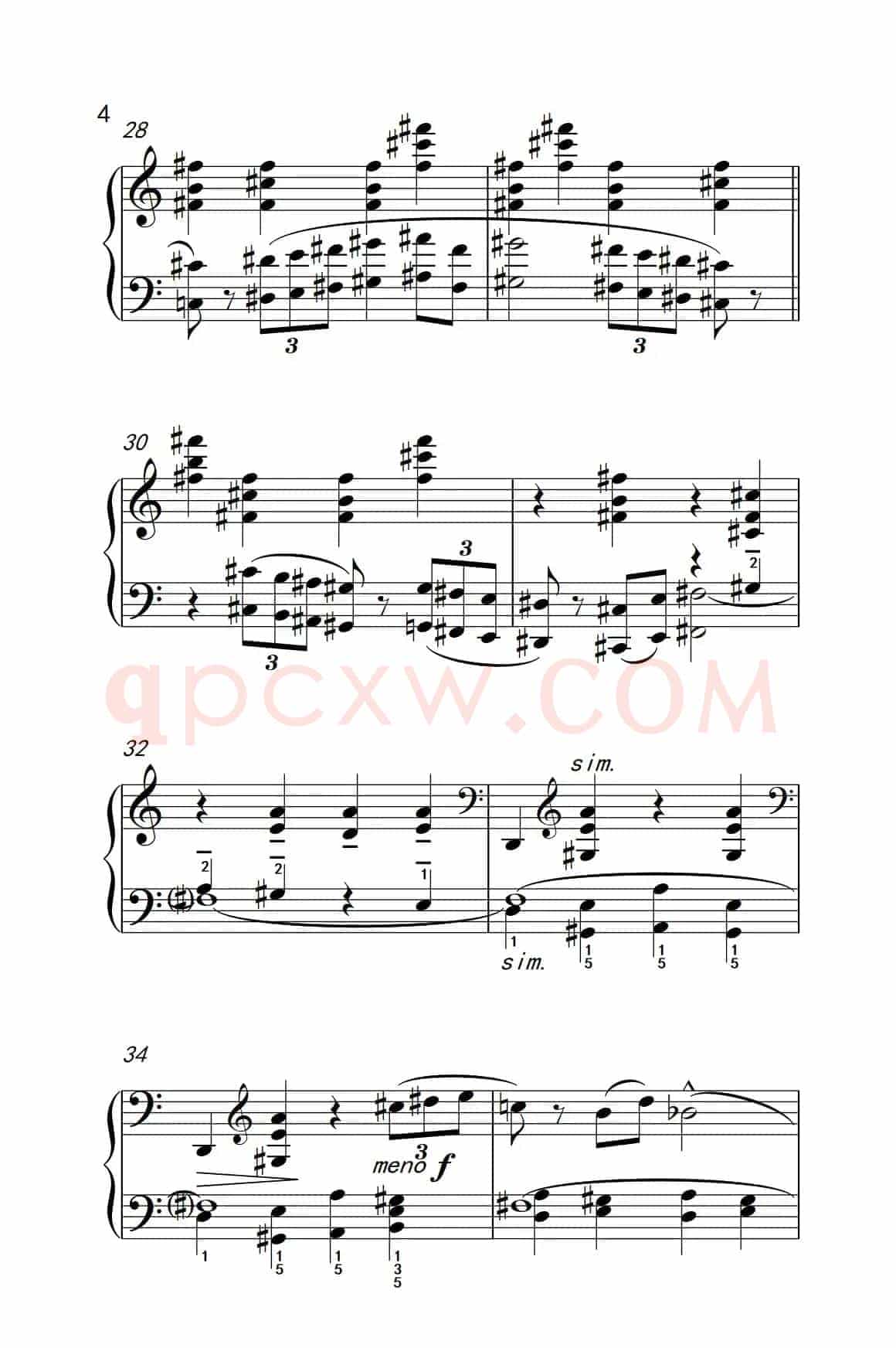 进行曲（巴托克 小宇宙 钢琴教程 6）