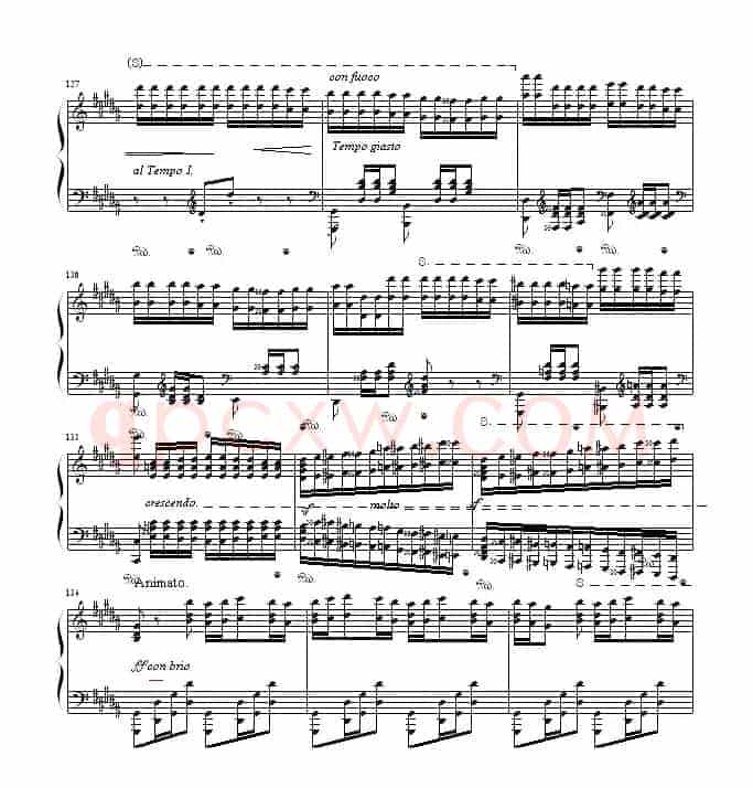 钟(帕格尼尼大练习曲III 、“清代皇帝”制谱版)