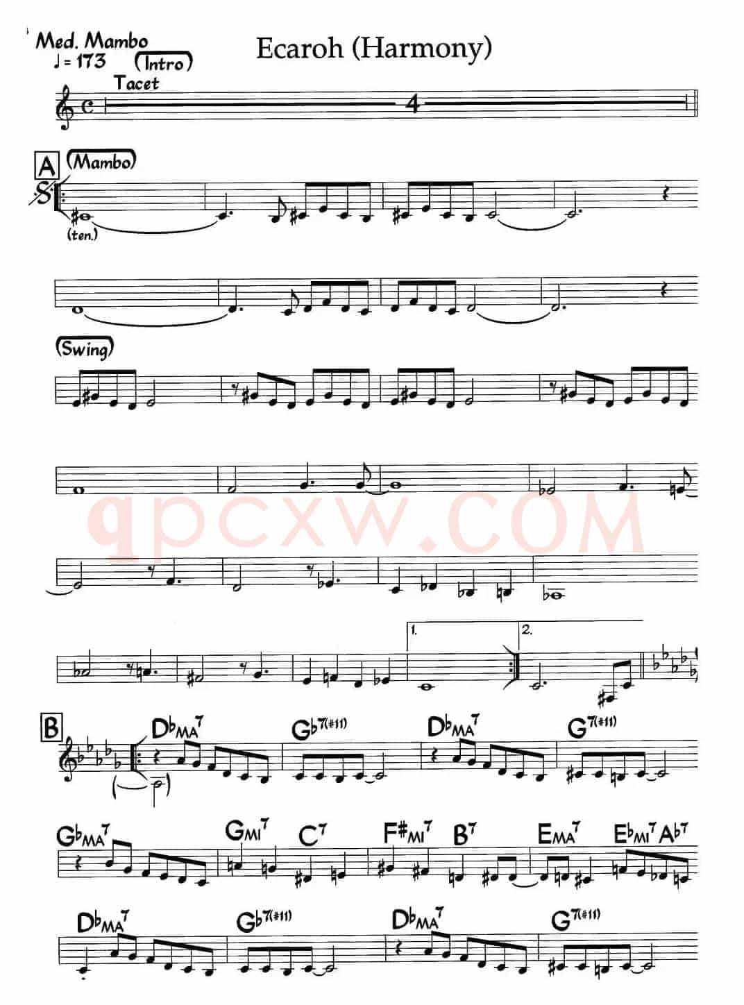Ecaroh(Harmony)（爵士钢琴曲）