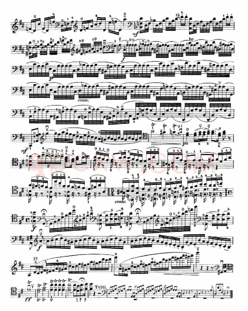 J. Haydn Concerto in D Major（海顿D大调大提琴协奏曲 [大提琴谱]）