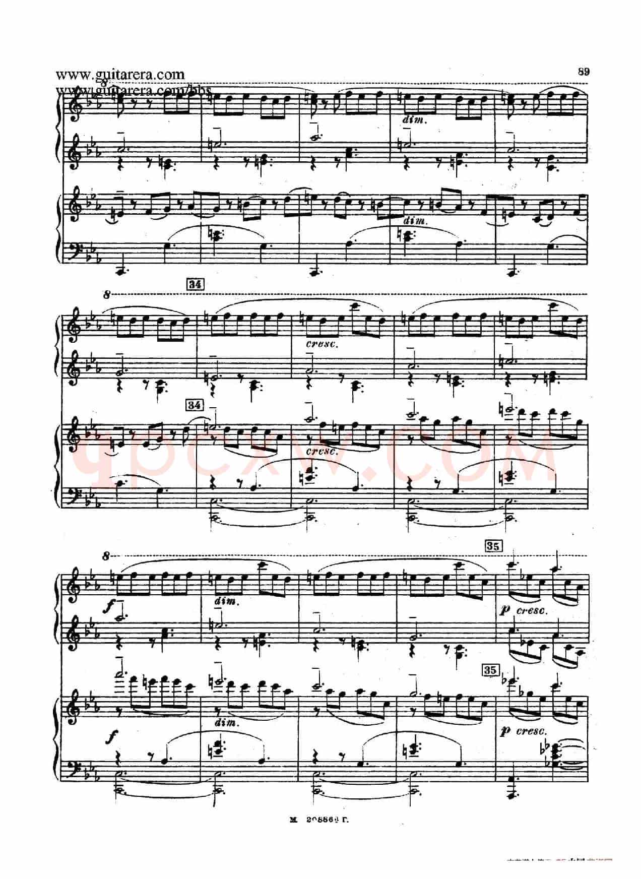 第二双钢琴组曲 Suite for Two Pianos No.2 Op.17(4. 塔兰泰拉舞曲 Tarantella)