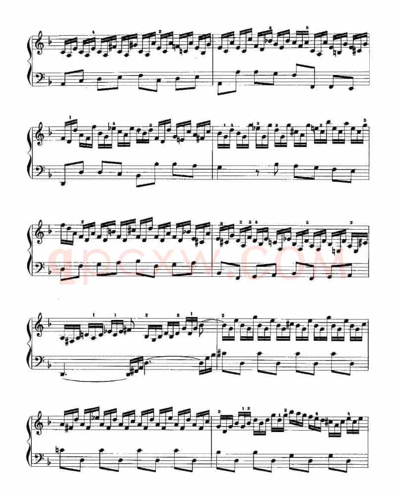 d小调前奏曲与赋格