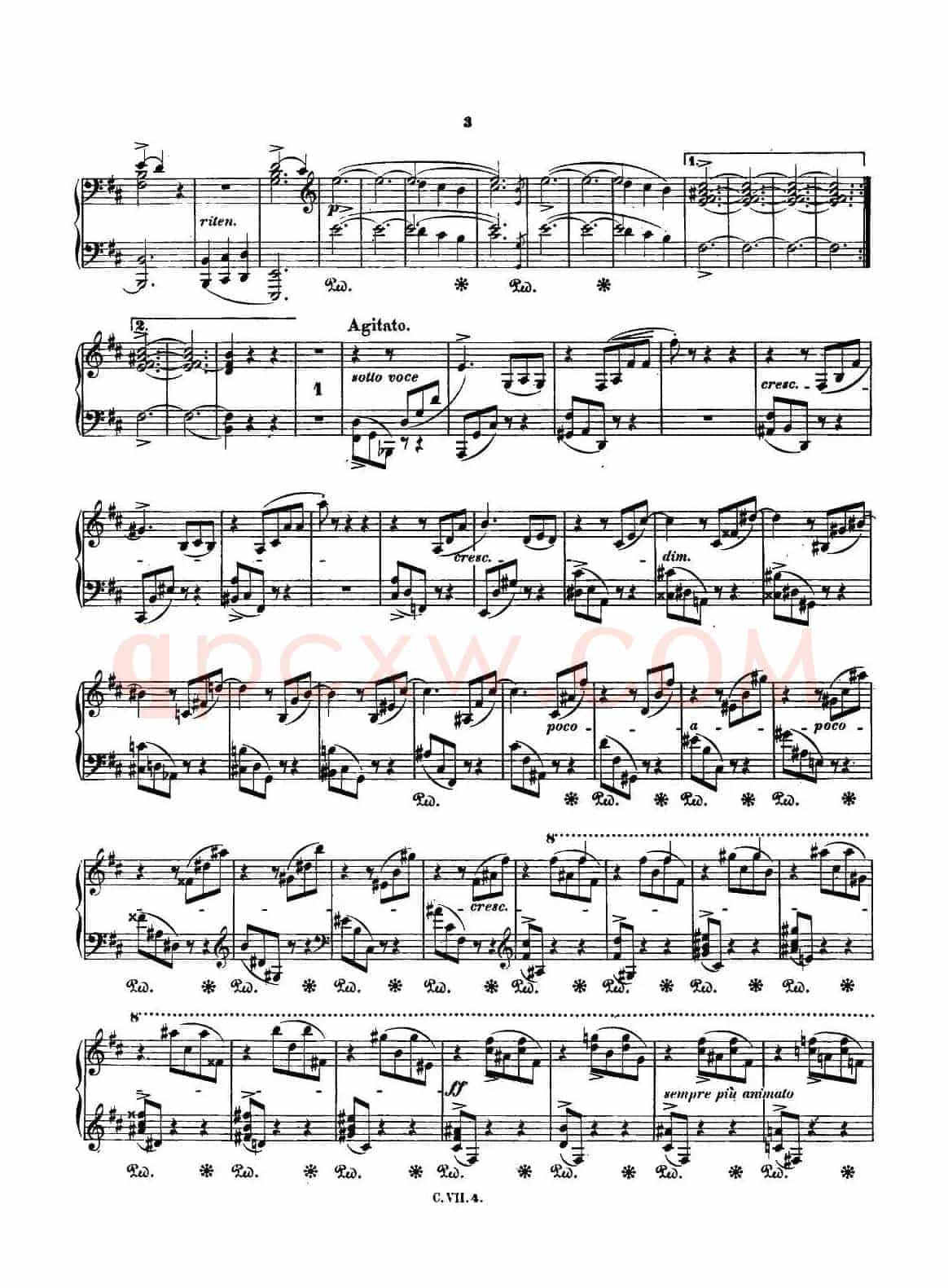 肖邦 钢琴谐谑曲 Chopin Scherzo(No.1 b小调,Op.20)