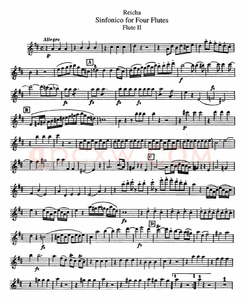 瑞查长笛四重奏（Flute 2）