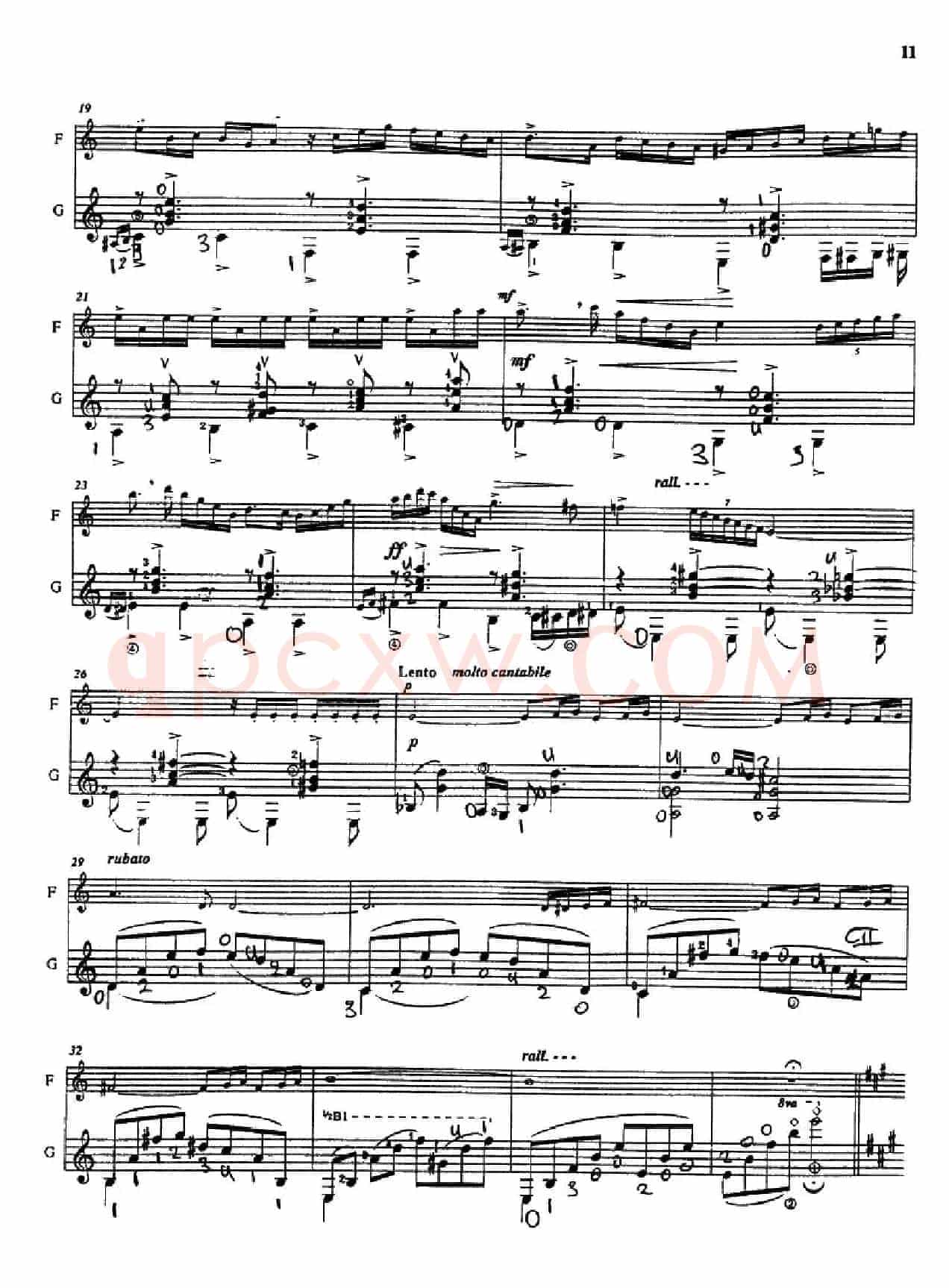 Histoire du Tango：3、Nightclub 1960（长笛+吉他）