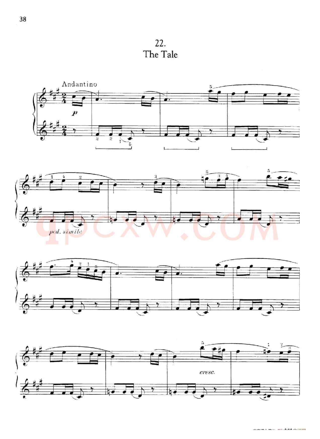 Thirty Pieces For Children Op.27（30首儿童钢琴曲 21—25）