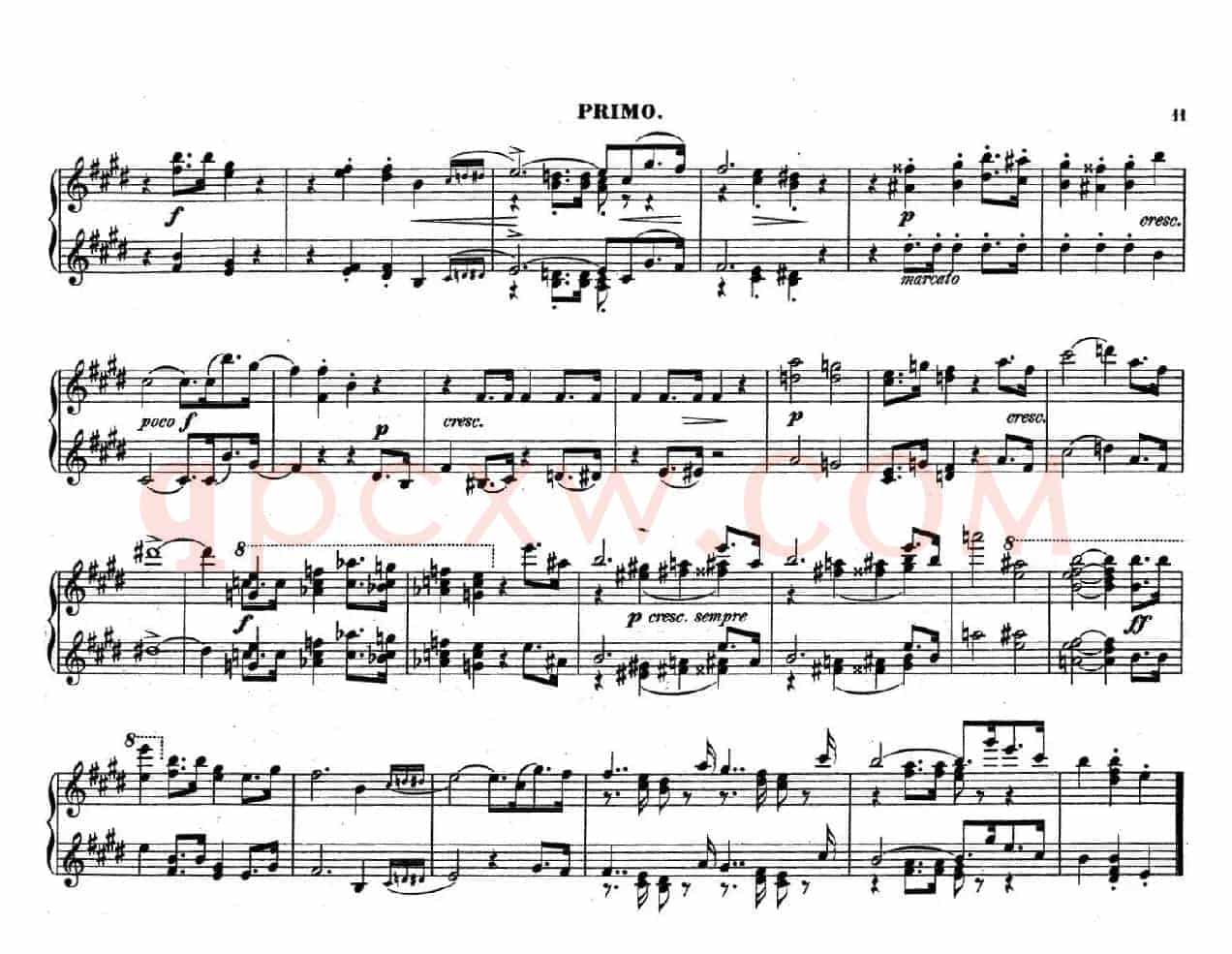Zwolf Original-Compositionen fur Pianoforte zu 4 Handen Op.57(12首四手联弹小品·3)