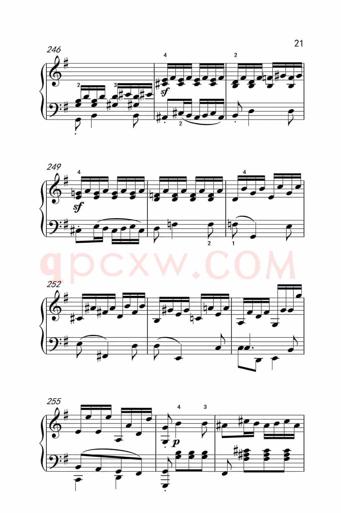 第九级2.G大调奏鸣曲 第一乐章 Op.31 No.1（中央音乐学院 钢琴（业余）考级教程 7-9级）