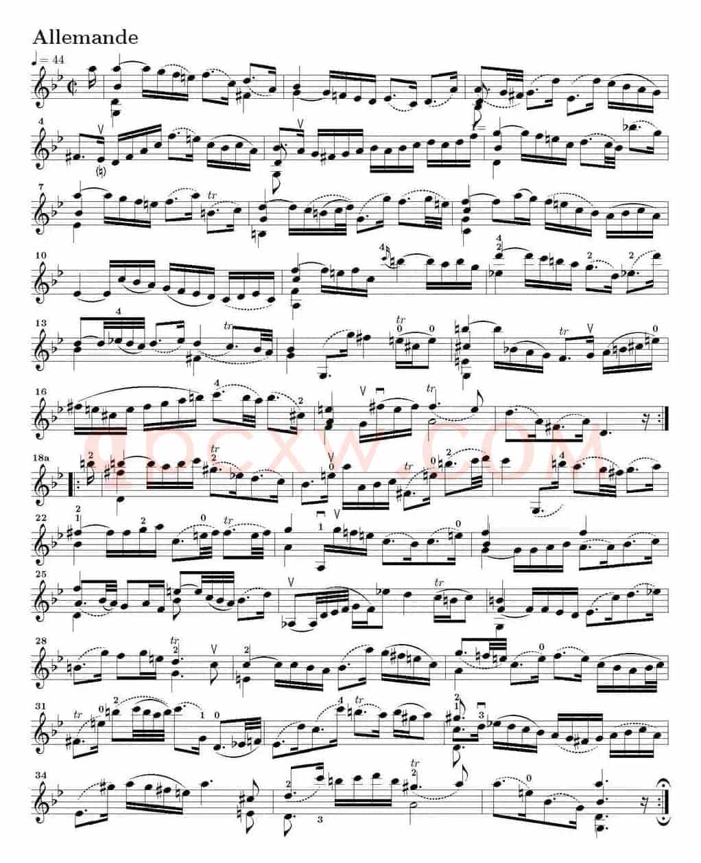 Six Suite Violincello Solo senza Basso（Suite V）（6首无伴奏大提琴组曲·Ⅴ）
