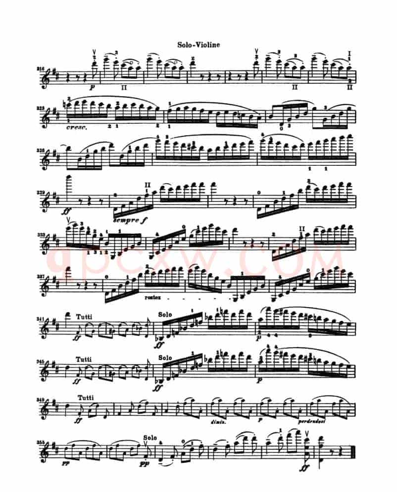 Konzert fur Violine（贝多芬小提琴协奏曲）