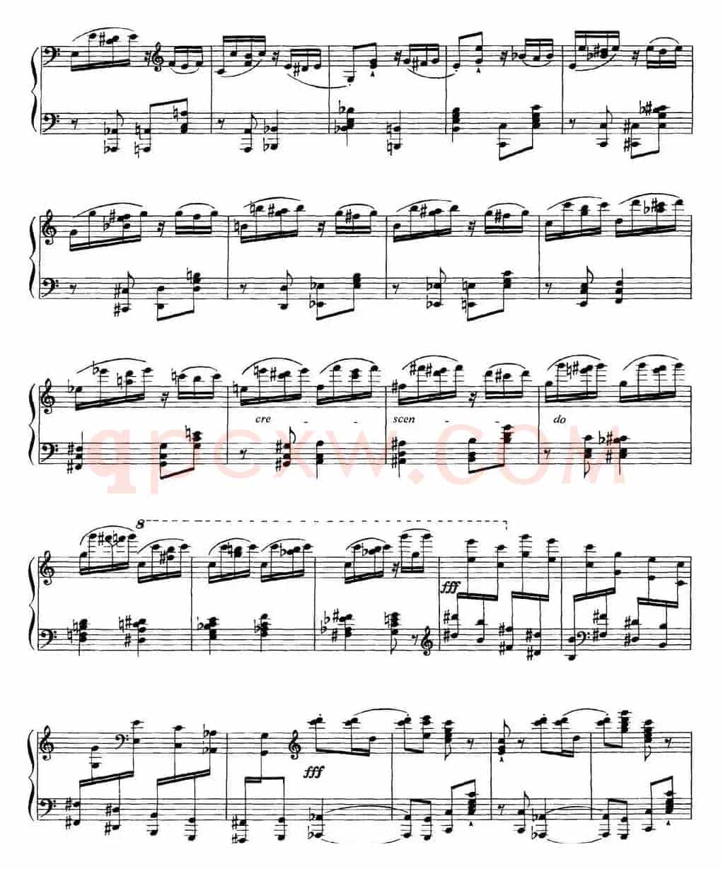 柴可夫斯基18首钢琴小品Op.72(18.Scene dansante(invitation au trepak))