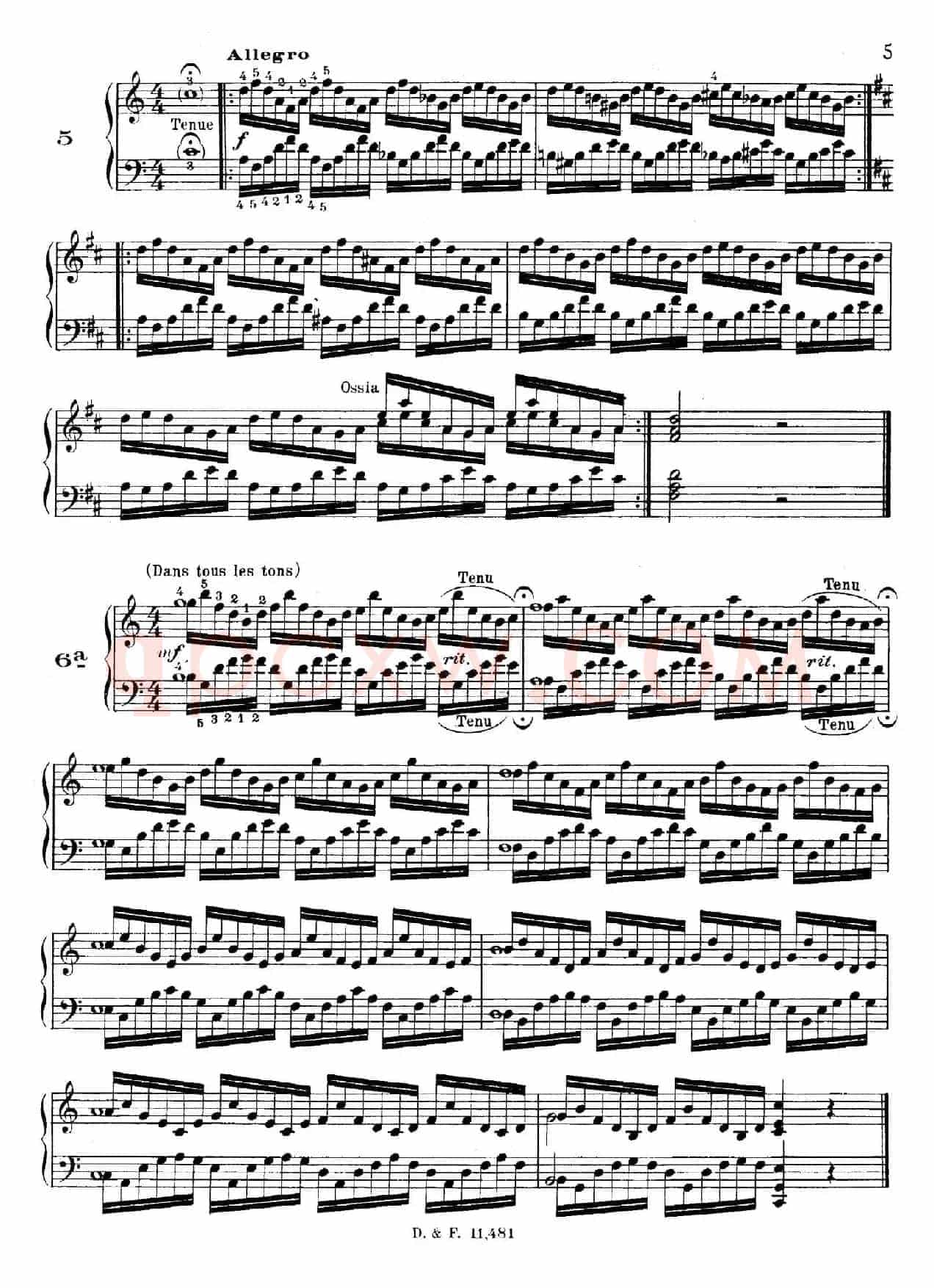 51 Exercises, WoO 6（51首钢琴练习 1—7）