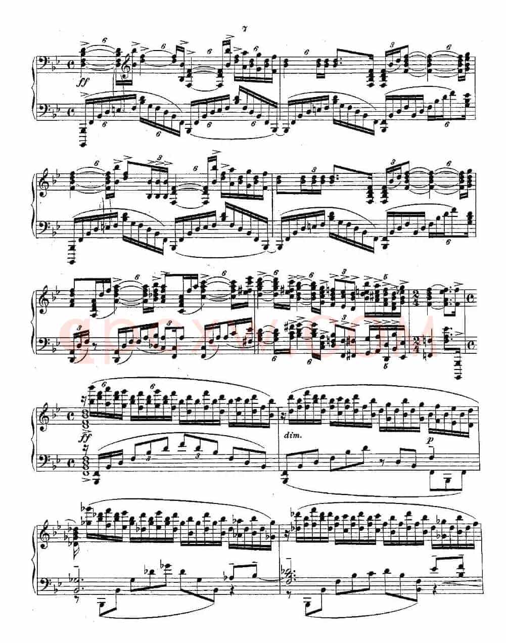 10首《前奏曲》之二（Rachmaninoff 10 Preludes, Op.23 ）