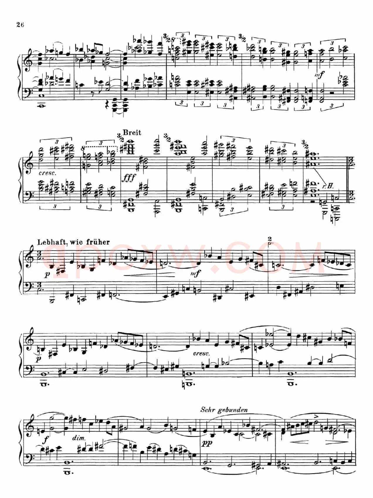 Piano Sonata No.1（第一钢琴奏鸣曲 Ⅴ）