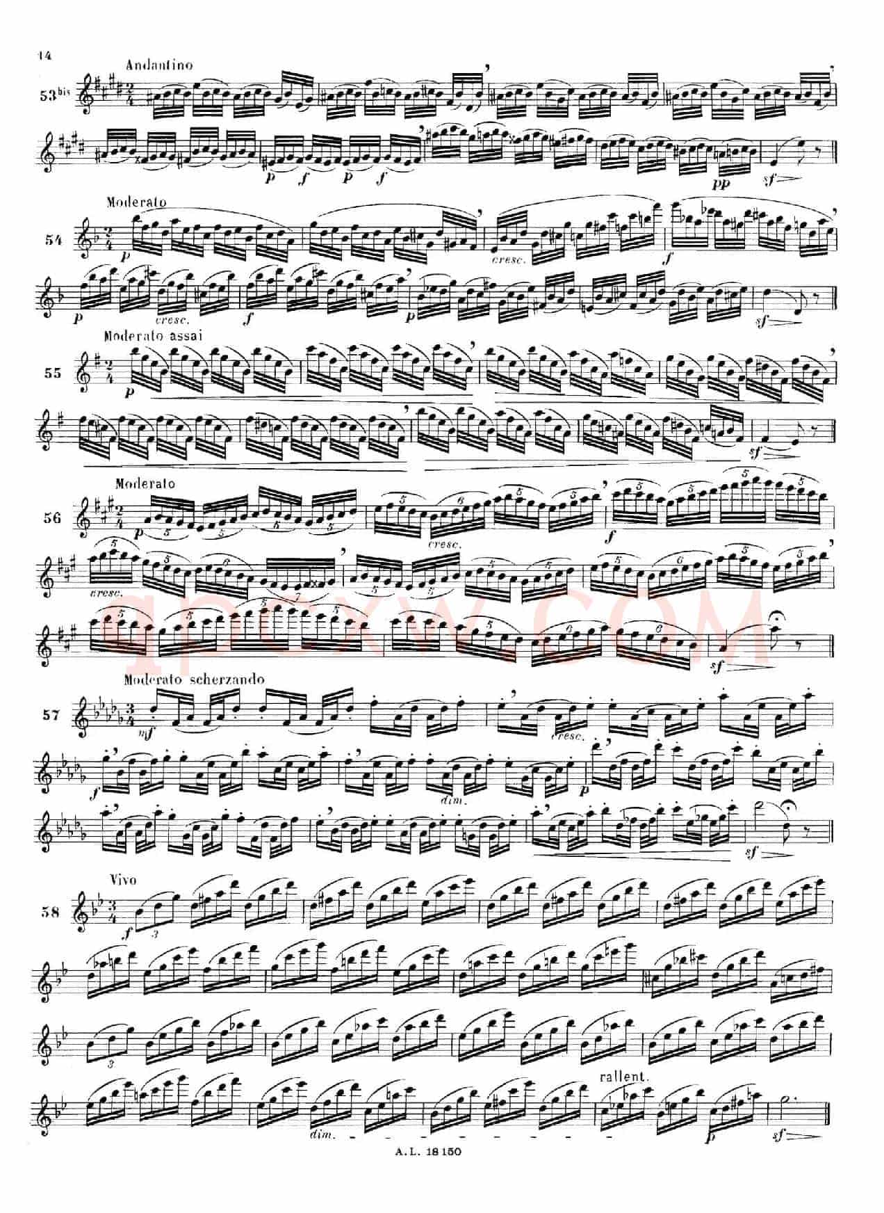 简易练习曲100首