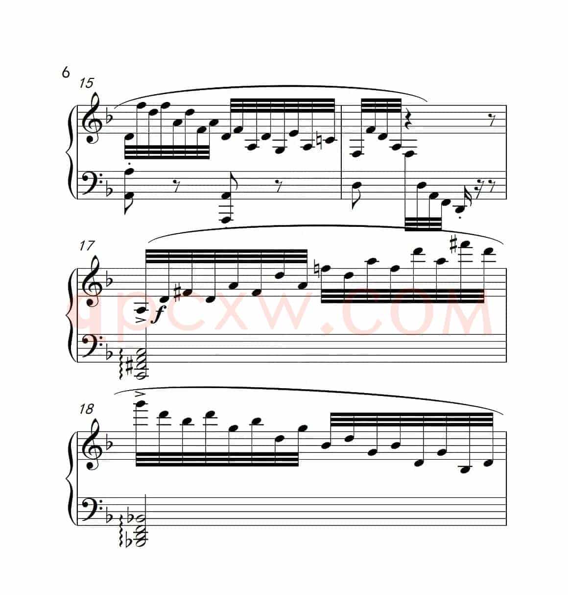 第六级 练习曲（中国音乐学院钢琴考级作品1~6级）