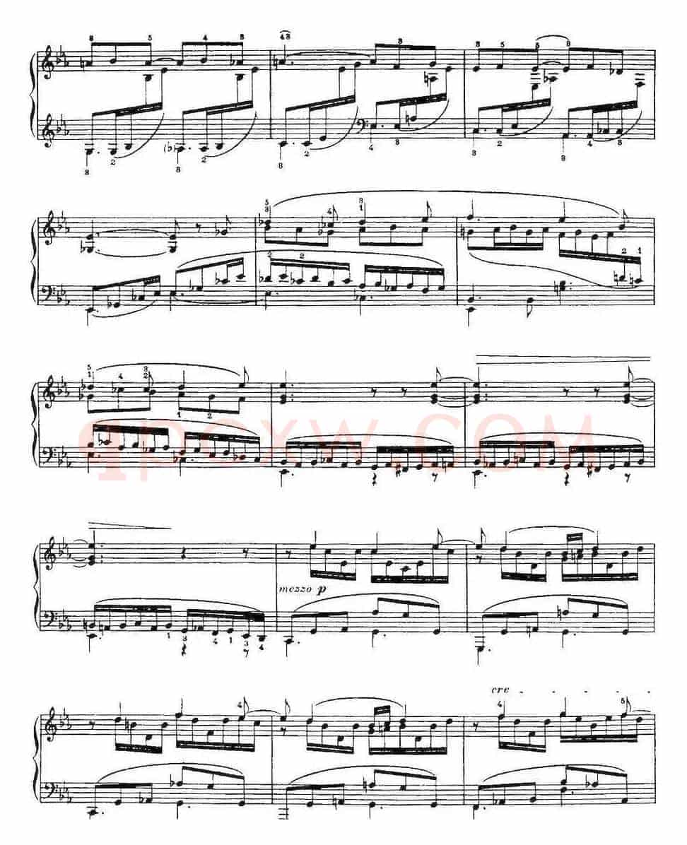 福雷13首船歌：Barcarolle No·12 in E-flat Op·106 bis