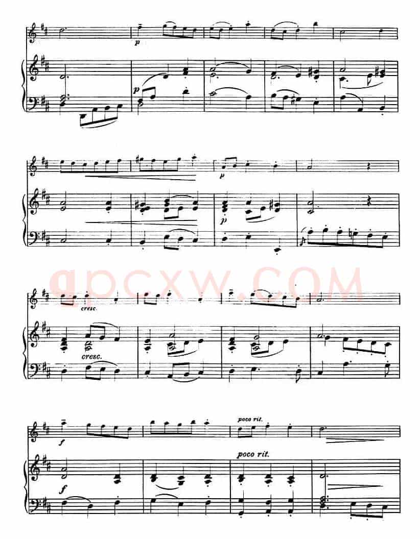 回旋曲（小提琴+钢琴伴奏、博农奇尼作曲版）