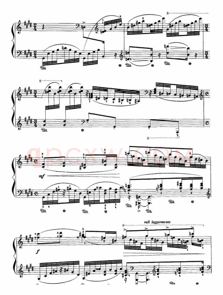现代钢琴曲：12、水之游戏