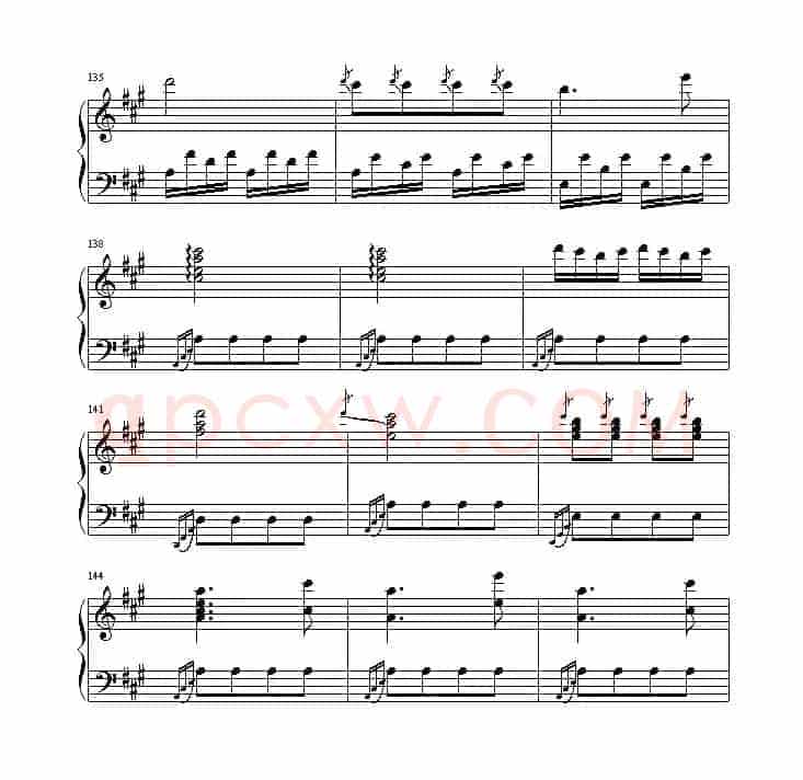 土耳其进行曲(还没考级记谱版)