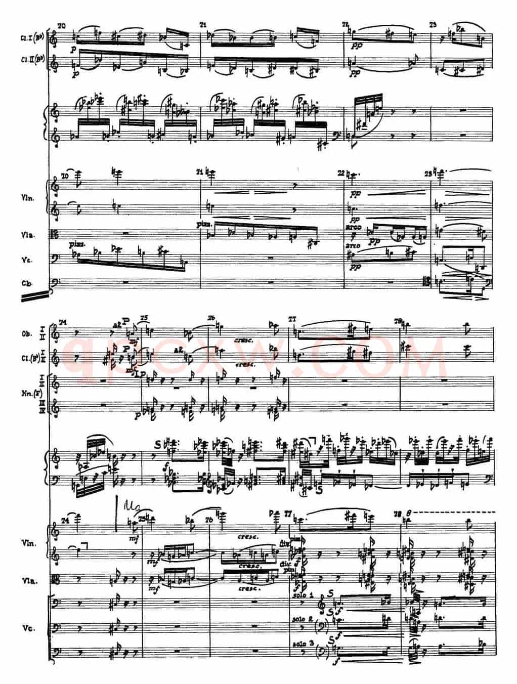 Piano Concerto Op.42（钢琴协奏曲总谱P1-34）