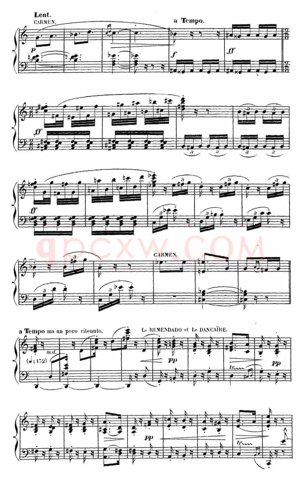 Carmen for Solo Piano（卡门全剧钢琴独奏版）（No.15）