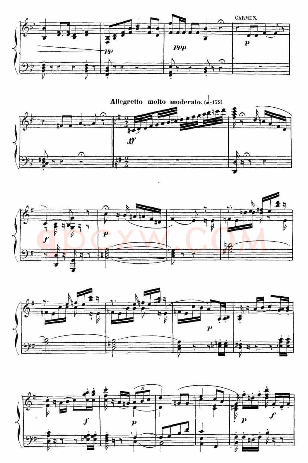 Carmen for Solo Piano（卡门全剧钢琴独奏版）（No.16）