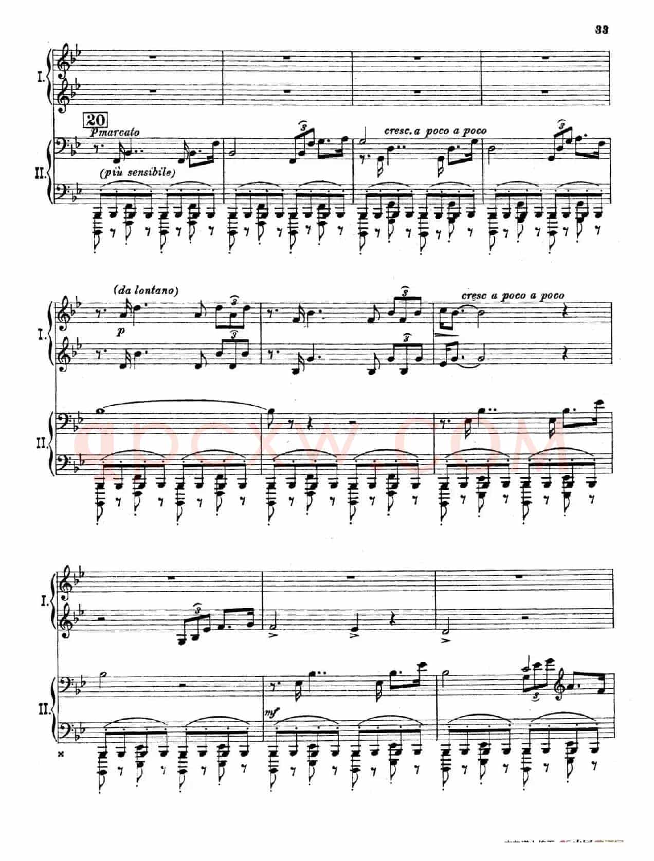 The Pines of Rome(交响诗《罗马的松树》·双钢琴)(第四部分:阿皮亚大道上的松树)