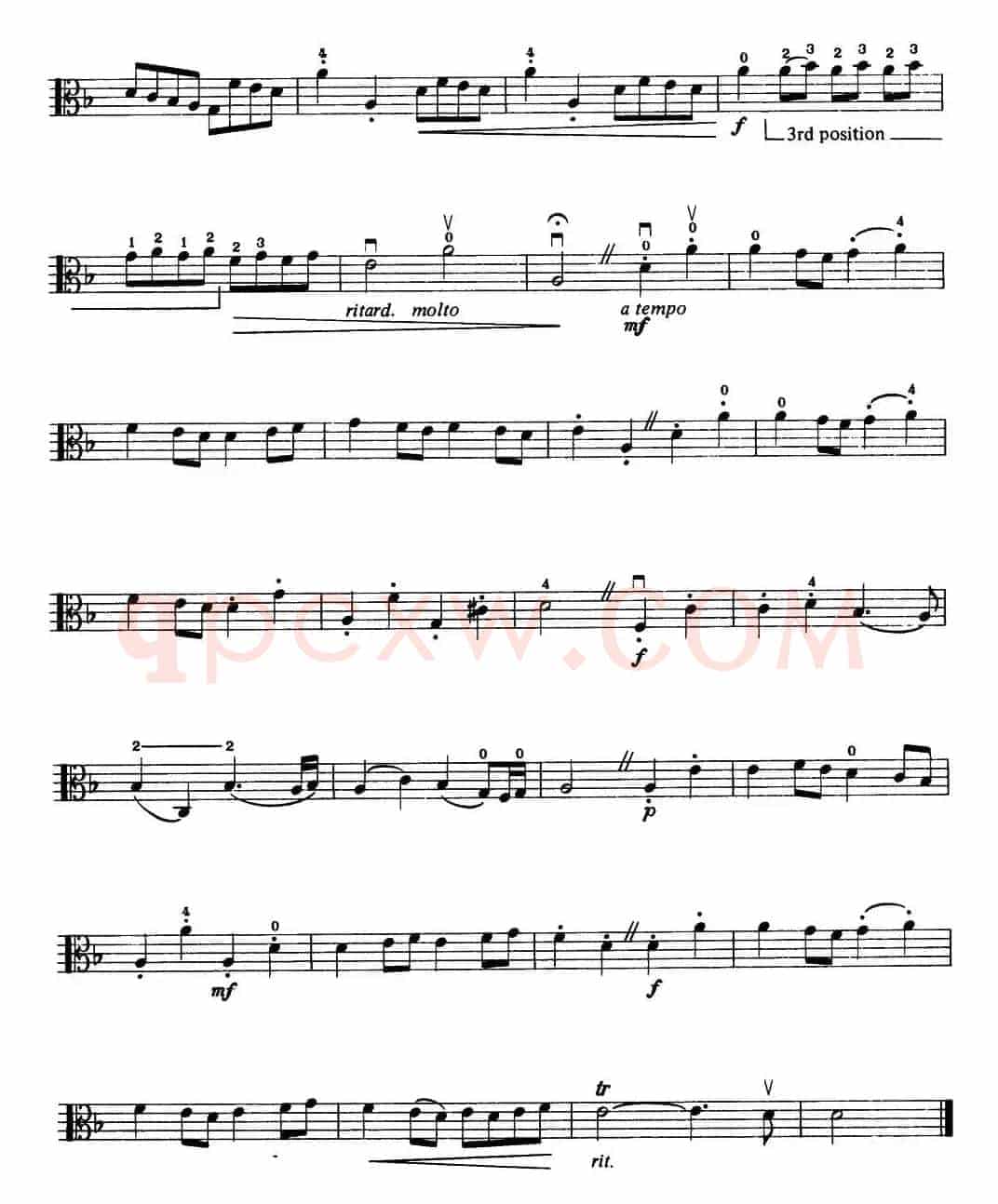 Gavotte（中提琴）