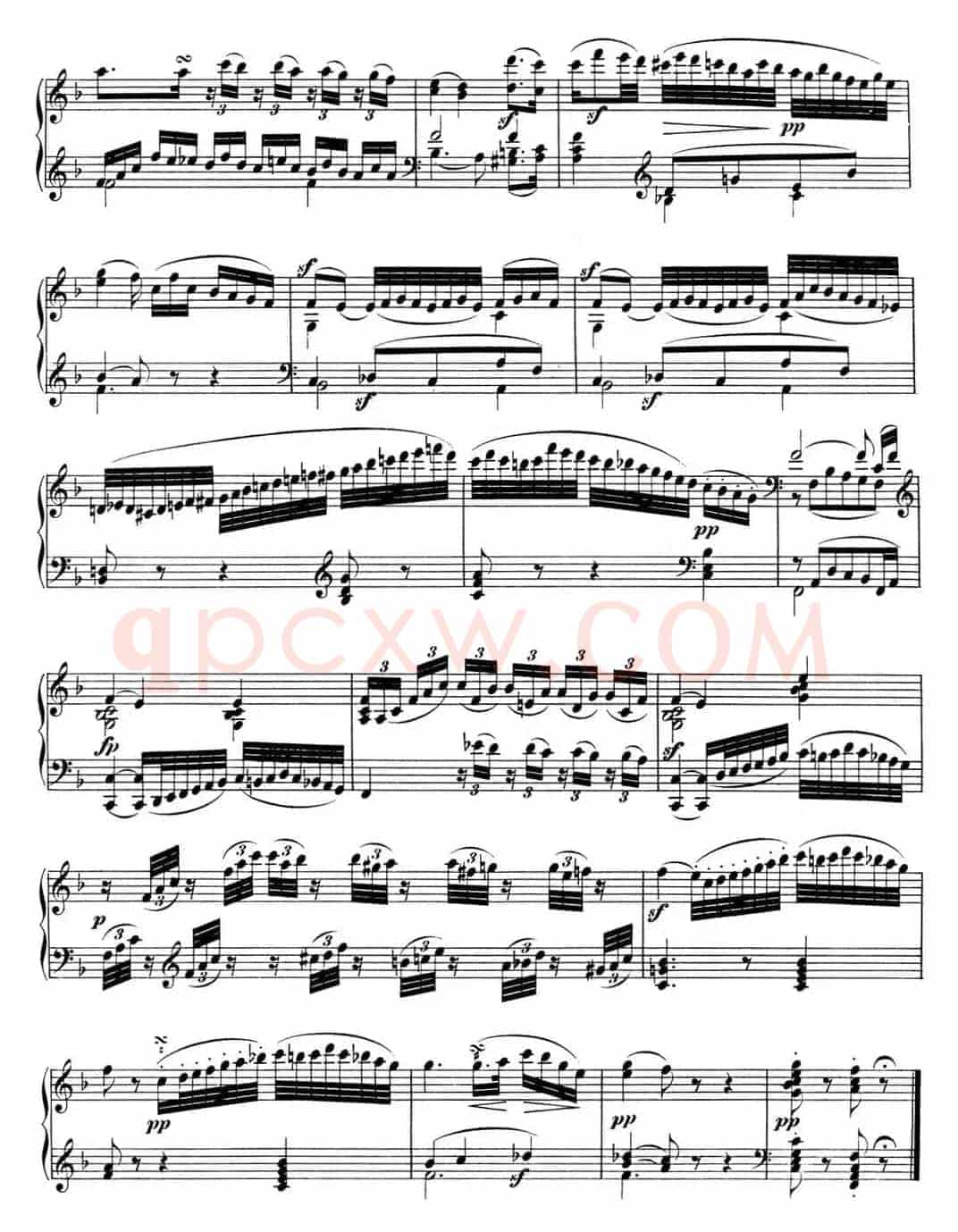贝多芬钢琴奏鸣曲01 f小调 Op.2 No.1 F minor