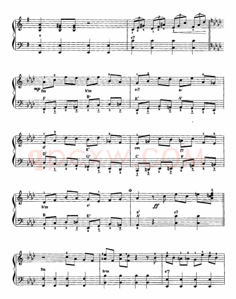 手风琴爵士乐曲：Our song 我们的歌