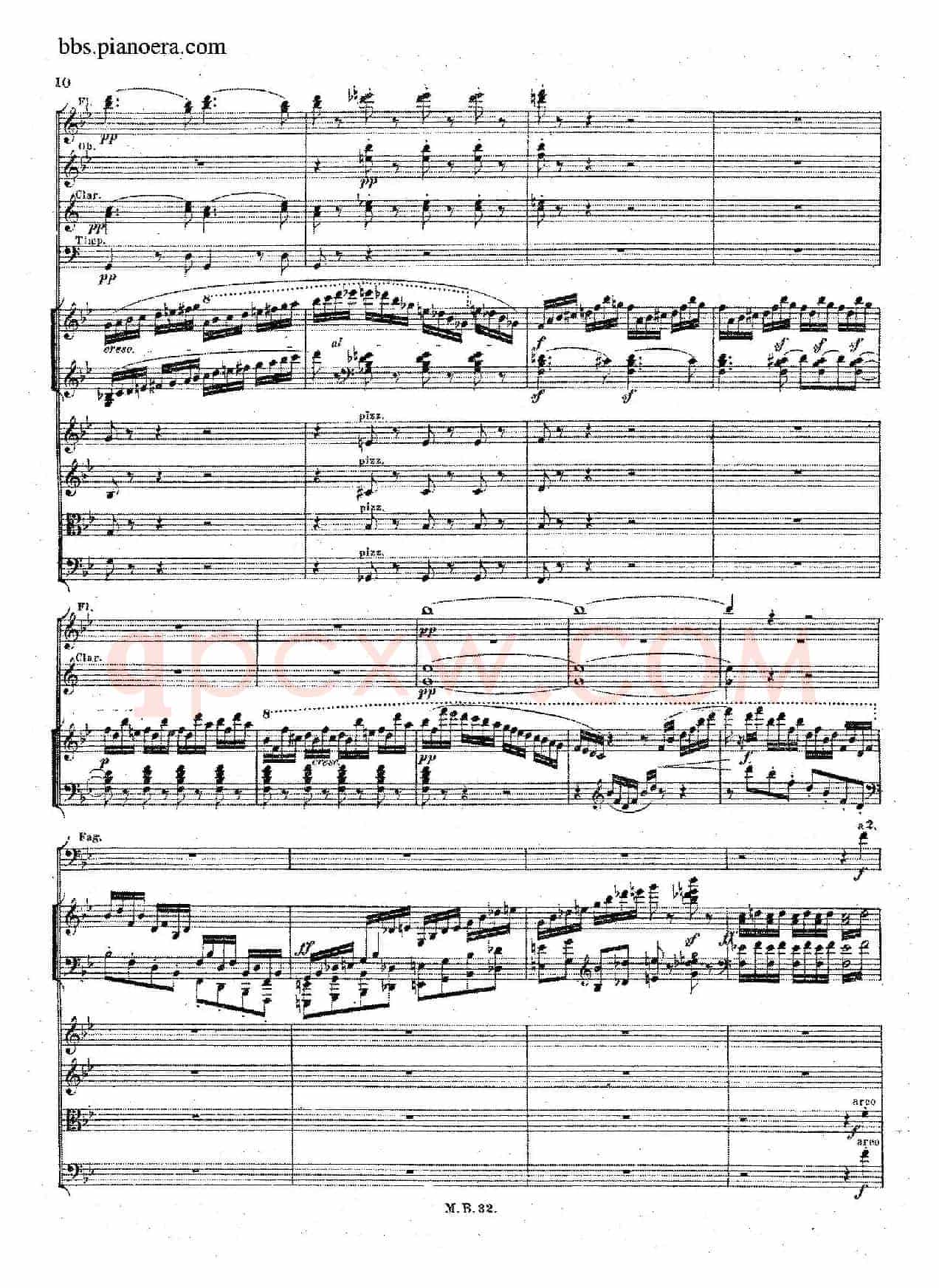 Piano Concerto No.1 in g Minor Op.25(g小调第一钢琴协奏曲·总谱)