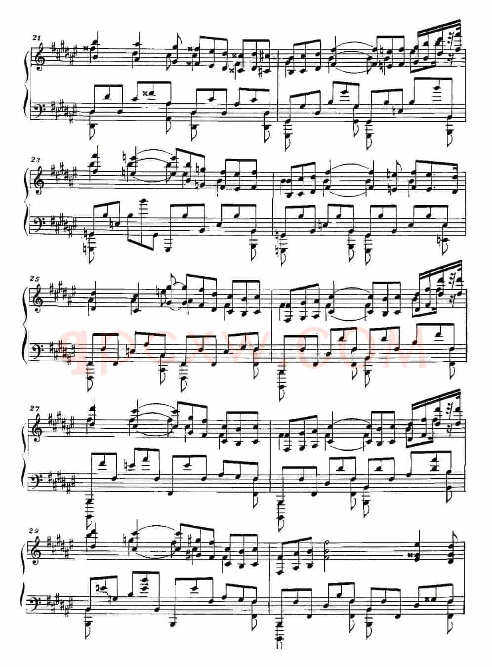 Etude（斯克里亚宾练习曲作品8 降d小调练习曲 第12首）