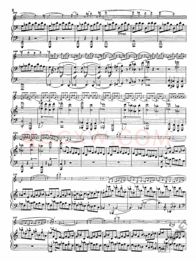献给好友鲁道尔夫·克鲁采：奏鸣曲（A大调、小提琴+钢琴伴奏）