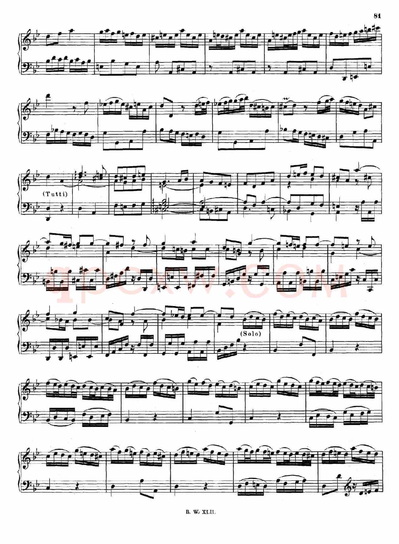 16 Concertos BWV 972-987(十六首为独奏古钢琴而作的协奏曲)(P21——30)