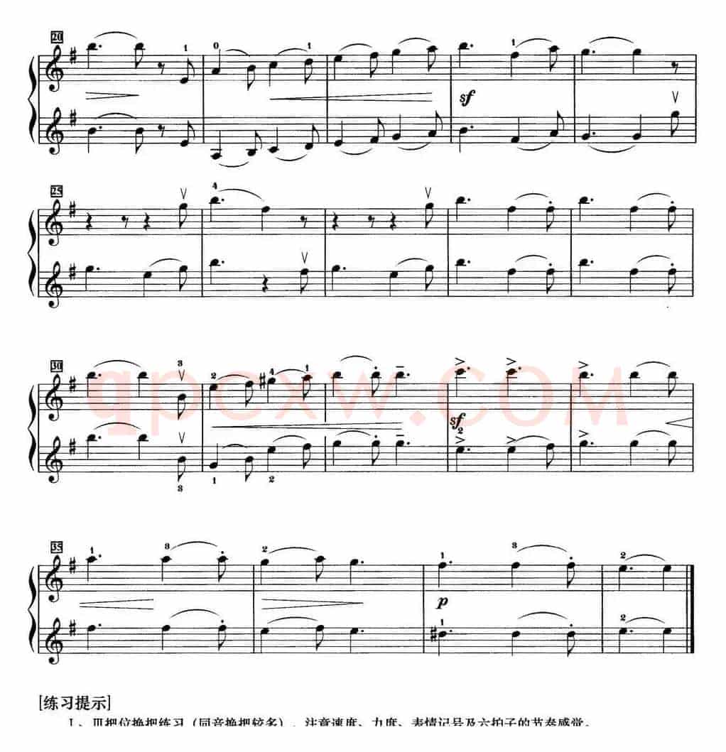 初级小提琴二重奏：沃尔塔瓦河（选自《我的祖国》）