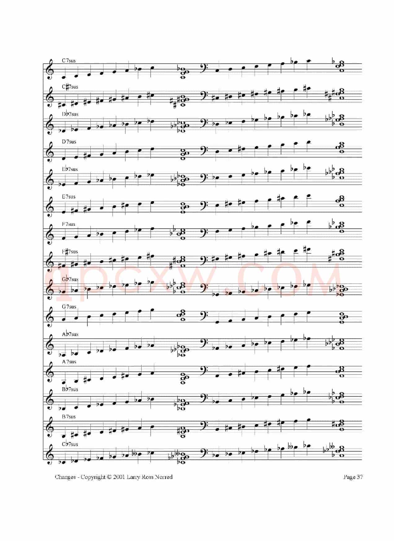 常见爵士音阶（P.21——40）