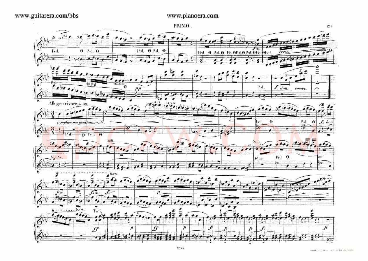 Piano Concerto No.2 in f Minor Op.21(f小调第二钢琴协奏曲·四手联弹版)